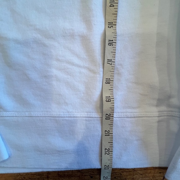 James Perse Sweatshirt, Size 2, White - NWT - Picture 9 of 9
